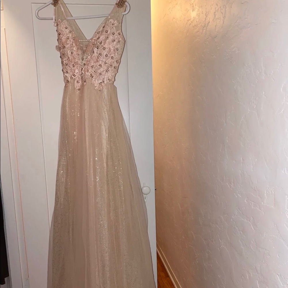 Pink prom dress